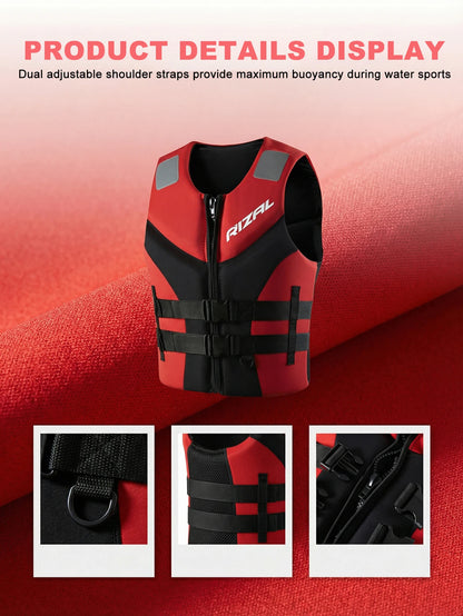 Life Vest Adults Surf Vest Kayak Wakeboard Motorboats Raft Rescue Boat Ski Water Sports Swimming Drifting Rescue Life Jacket