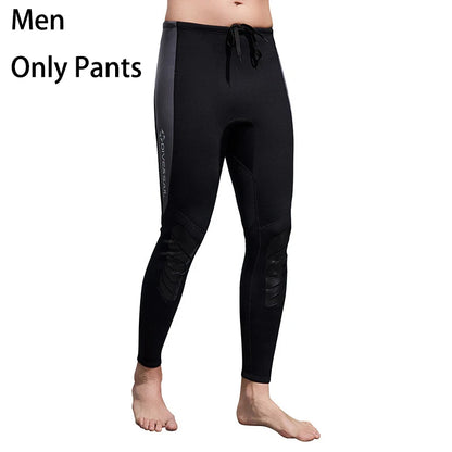 2025 New Men Women Wetsuit Top 3mm Neoprene Wetsuit Jacket Long Sleeve Front Zipper Swimsuit Surfing Diving Tops for Water Sport