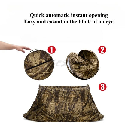 Outdoor Leisure Camping Single Person No Need To Build Up Automatic Quick Opening Camouflage Tent Beach Weather Resistant Tent