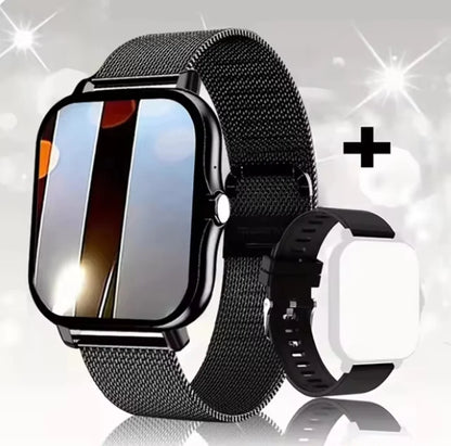 LAXASFIT 2026 New Smart Watch Bluetooth Talk Full Touch Screen Heart Rate Monitor Sports Fitness Smart Watch Men Women Gift