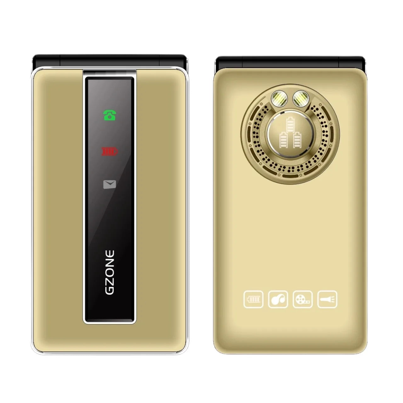 Low Price 2G GSM Folde Phone For Elderly Push-Button Durable Battery Quick Dial Loud Voice Two Sim Unlocked Foldable Cellphone