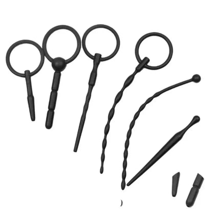Adult Products Sex Toys For Couple Urethral Plug Beads Butt Plug Silicone Masturbation Inertia Flexible Penis Plug Massager