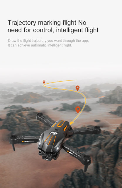 VIVO D88 Drone 8K Aerial HD Dual Camera Photography Intelligent Obstacle Avoidance Brushless Motor 5G WIFI GPS Return VR Drone