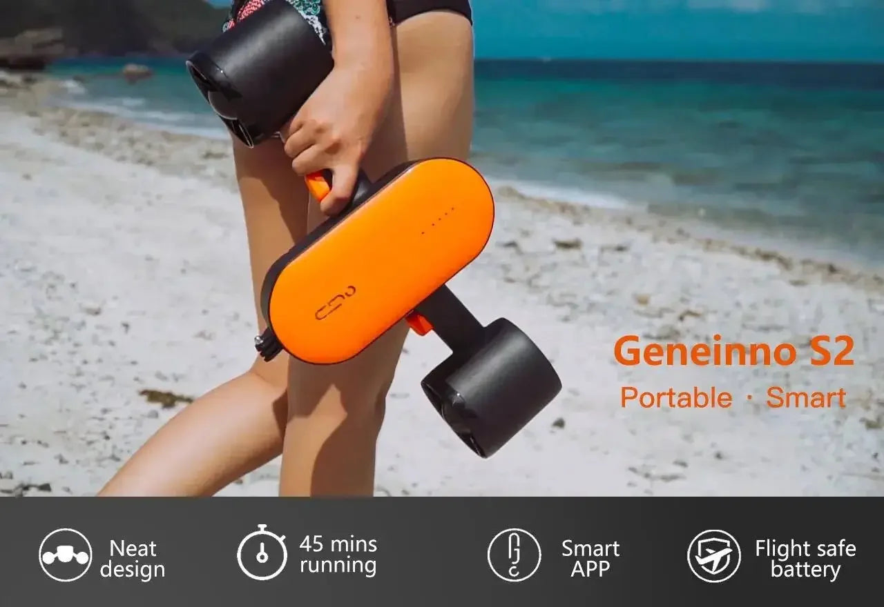 High Speed Electric Under Water Motor Scooter 1.2m/s Electric Underwater Thruster Sea Scooter for Diving Snorkeling