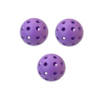 3/6/12pcs Indoor Pickleball Balls 26 Holes Colorful and Durable Pickleballs 72mm Training Ball Practice Competition Pickleball