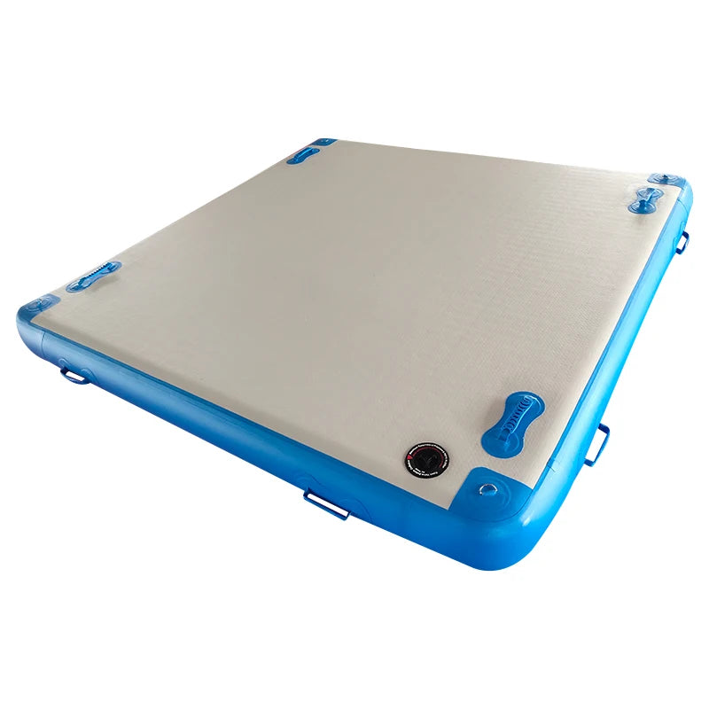 DWF Inflatable Water Mat Floating Dock Swim Fishing Pontoon Platform Air Deck Drop-Stitch Basking Dock for Sale