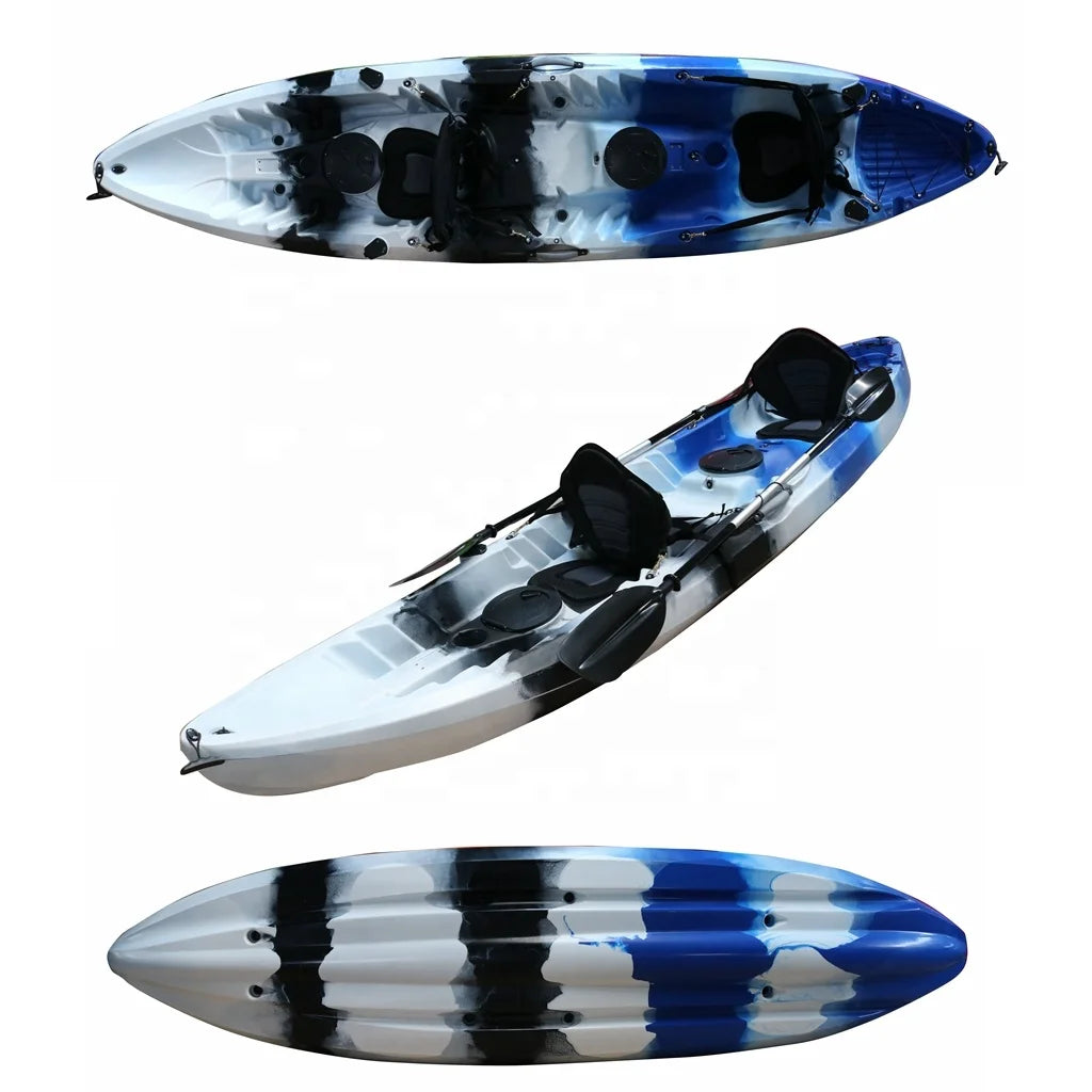 Vicking Top Selling Rotomolded Sit on Top Fishing Kayak 12FT Kayak Sit on Top Beach Fishing Camping Kayaking