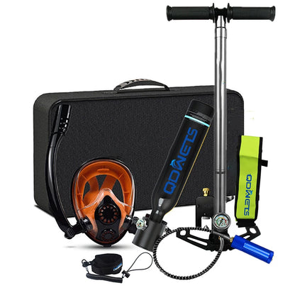 0.5L Mini Scuba Diving Tank 5-10 Minutes Lung Tank with diving mask Snorkel Air Snorkeling Equipment Outdoor Oxygen
