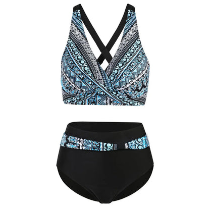 Swimwear For Girls Women High Waisted Bikini Sexy Push Up Two Piece Swimsuits Vintage Swimsuit Two Piece Retro Ruched бикини
