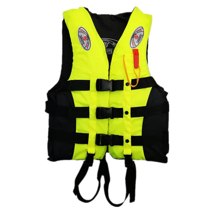 Sizes S-XXXL Outdoor Adult Water Activity Lifejacket Adjustable Buoyancy Lifejacket Polyester Children's Lifejacket with Whistle