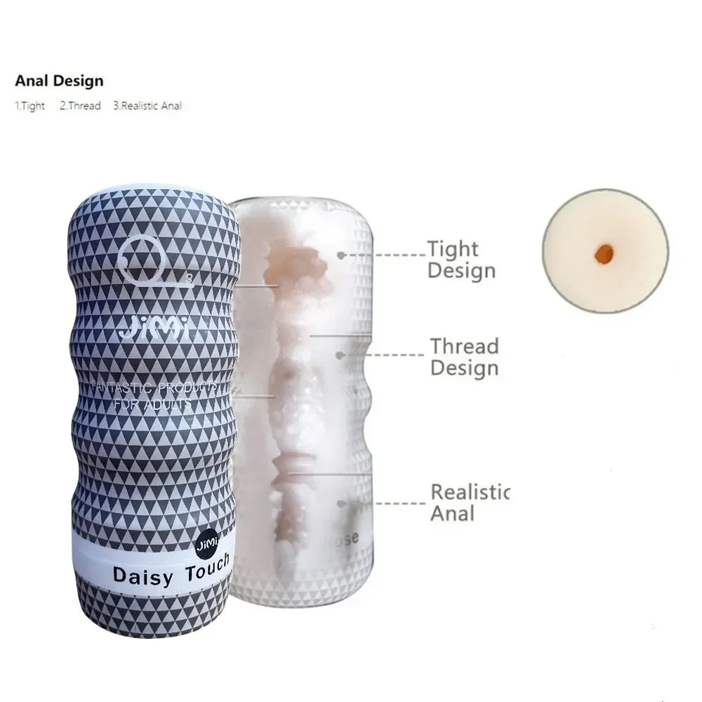 Realistic Vagina Anal Male Masturbator Soft Tight Pussy Erotic Adult Toys Penis Sex Toys for Men Masturbation Cup Adult Supplies