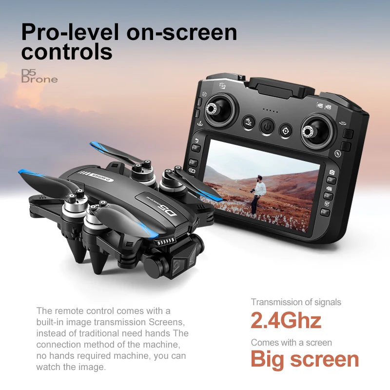 Xiaomi D5 Drone 8K Aerial HD Dual Camera Photography Intelligent Obstacle Avoidance Brushless Power 5G WIFI GPS Return Drone