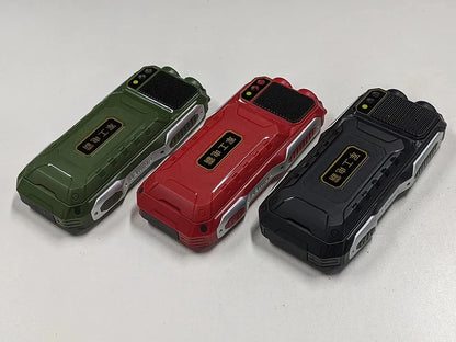 YEEMI Q8 GSM 2G Rugged Phone Big Battery Dual Flashlight 2.4inches HD Screen Dual SIM Mobile Phone Large Button Cellphone