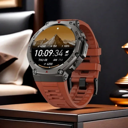 Original T-Rex 3 Military Smart Watch Bulit-in GPS Compass Altimeter Barometric 5ATM Waterproof AMOLED Bluetooth Call Smartwatch