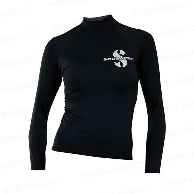 Women Wetsuits 2026 New Soft Slim-Fit UV Protection Skateboard Swimsuit Split Long Sleeve T Shirts Quick-Drying Rash Guard