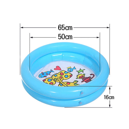 65/60CM Summer Baby Inflatable Swimming Pool Portable Kids Outdoors Sport Play Toys Round Basin Bathtub Garden Paddling for 0-3Y