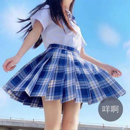 Pleated Skirt Autumn Winter Mini Skirts Womens 2024 Summer Plaid Skirt Tennis Skirt White Sexy Black Skirt Goth School Y2k Jupe