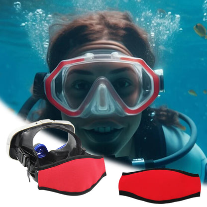 Diving Mask Slap Strap Non-Slip Scuba Mask Straps Adjustable Neoprene Mask Strap Cover Goggle Strap Covers Swimming Water Sports