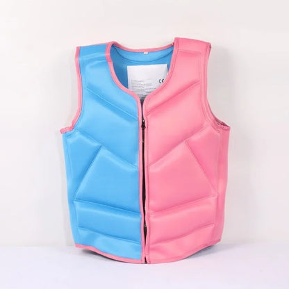 Life Jacket Adult Children Fashion Drifting Snorkeling Buoyancy Suit Swimming Portable Light and Thin Marine Working Life Jacket