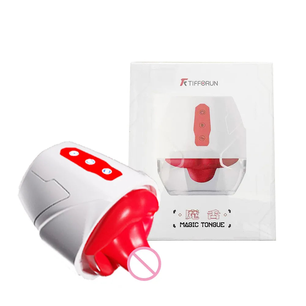 Vibrator Adult Sex Toys for Women Mouth Shaped Sucking Vibrator Licking Nipples Anal Clit Sucker Vibration