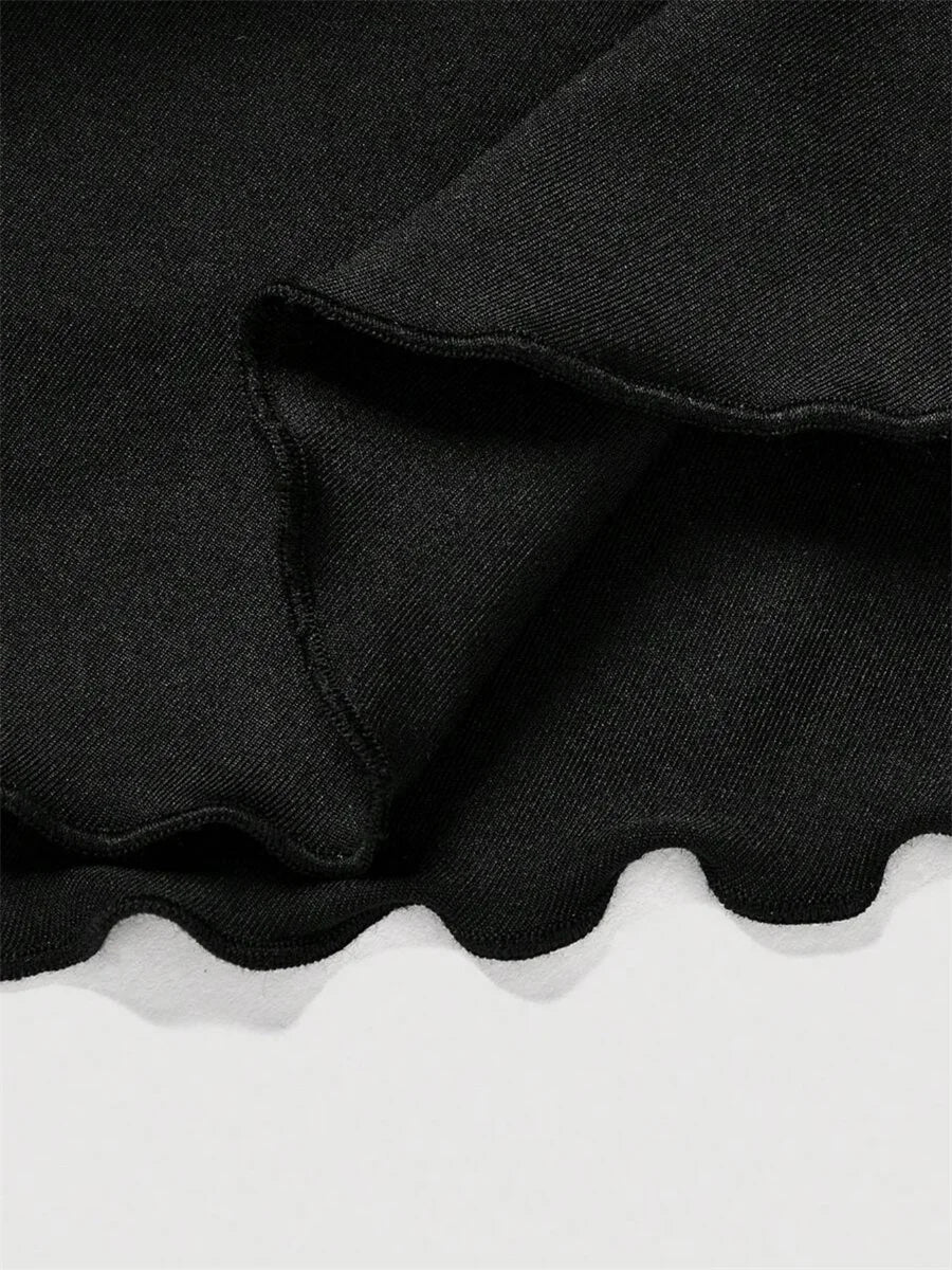 2025 New Solid Color Skirt Women Summer Fashion Outdoor Versatile High Waist Slim Fit Elastic Waist Short Skirt Goods In Stock