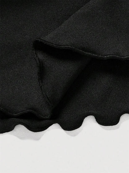 Women's High Waisted Solid Color Mini Skirt Summer Fashion Outdoor Versatile Slim Fit Elastic Waist Short Skirt Streetwear 2026