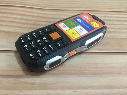 Mini Rugged Mobile Phone, 1.8", Push Button,Dual Sim, BT,Dual Flashlight, MP3,Wireless FM,BigHorn Dustproof Shockproof CellPhone