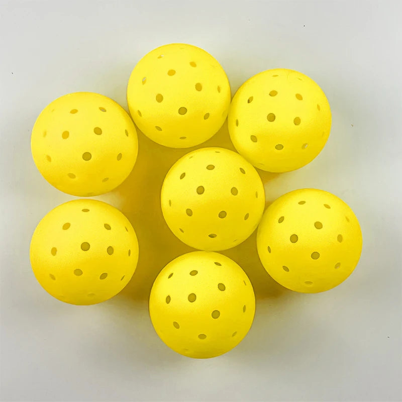1/3pcs Pickleball Balls Outdoor 48Holes Training Pickleball Accessories 74mm Standard Pickle Balls For Training Competition
