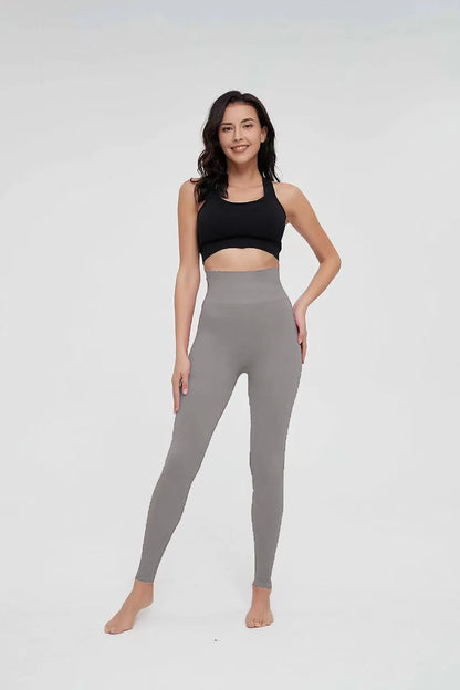 High Waist Sports Leggings Women Solid Color Seamless Pants High Quality Gym Workout Running Fitness Leggings Butt Lift Pants