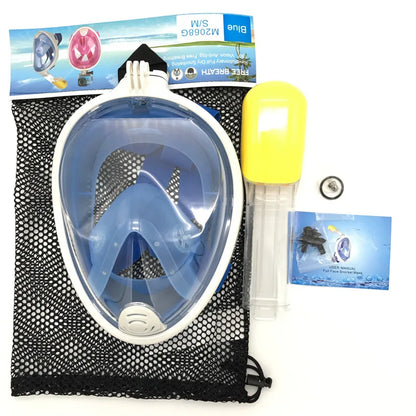 Full Face Diving Mask Underwater Snorkeling Anti Fog Swimming Mask Set Scuba Diving Respirator Masks Safe Breath for Kids Adults