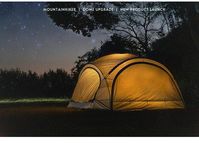 Mountainhiker outdoor camping tent car large shading dome shading family four seasons waterproof anti-mosquito net equipment