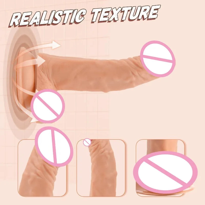 Adult Sex Toys Realistic Dildo with Suction Cup Waterproof  Stimulator Vaginal Anal Masturbator Dildos Female stimulator vagina