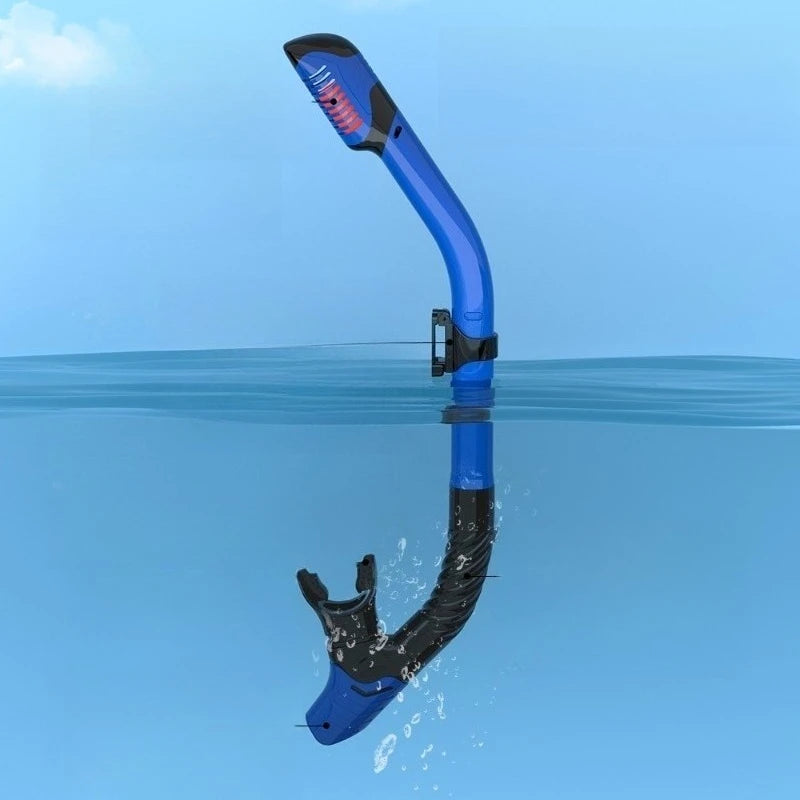 Diving Mask Snorkeling Full Dry Breathing Tube Set, Large Frame Swimming Goggles, Liquid Silicone Diving Mask
