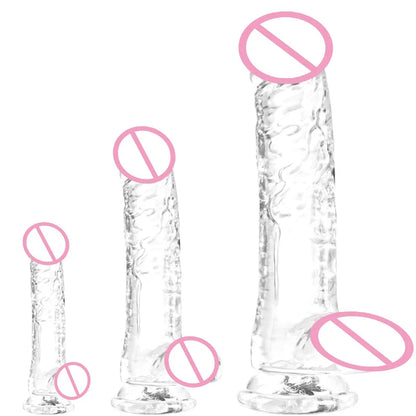 Sex Toys for Women Realistic Big Jelly Dildo Strong Suction Cup Anal Masturbation Realistic Dick Penis G Spot Dick Adult Sex Toy