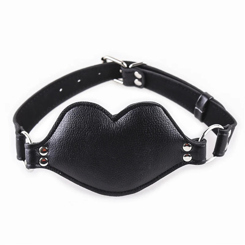 Adult Sex Products Silicone Dildos Gag  Leather Harness Open Mouth Gag Bondage BDSM Sex Toys for Couple Adult Games Erotic Toys