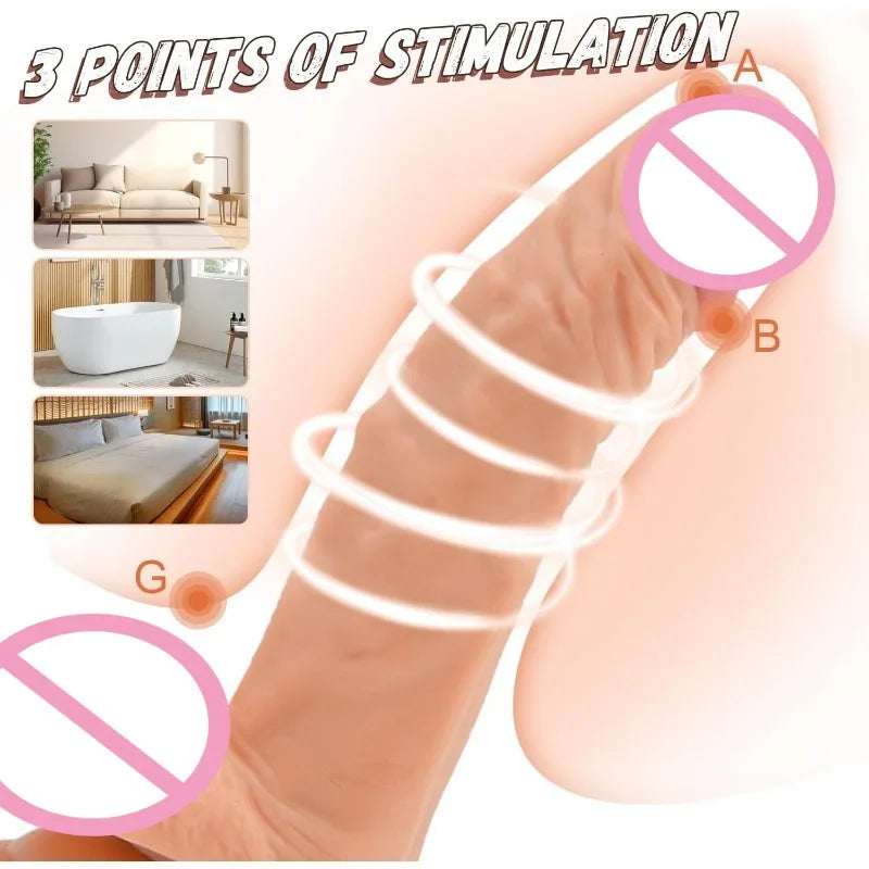 Adult Sex Toys Realistic Dildo with Suction Cup Waterproof  Stimulator Vaginal Anal Masturbator Dildos Female stimulator vagina