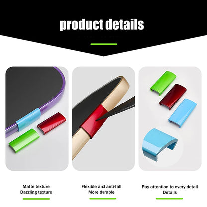 Pickleball Buckle Replace Supplies, 1/2Pcs 45x18 Mm Snap Fastener Clip, Decorative Weighted Blocks for Racket.