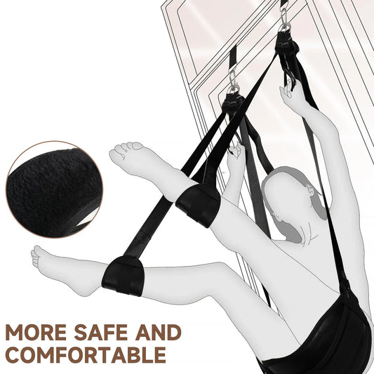 Hanging Sex Door Swing BDSM Sex Toys for Couples Fetish SM Bondage Restraints Adults Games Sex Furniture Swings Over The Door