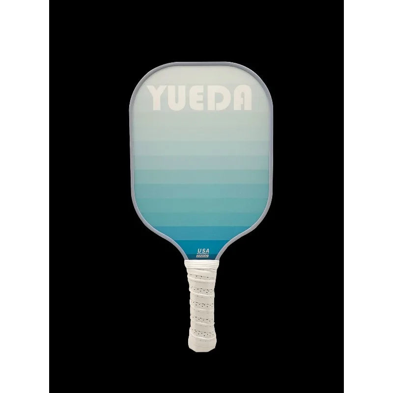 Gradient Color Pickleball Paddles Set USAPA Approved Fiberglass Fiber of 2 Lightweight Pickle Ball Rackets with 4 Balls 1 Bag
