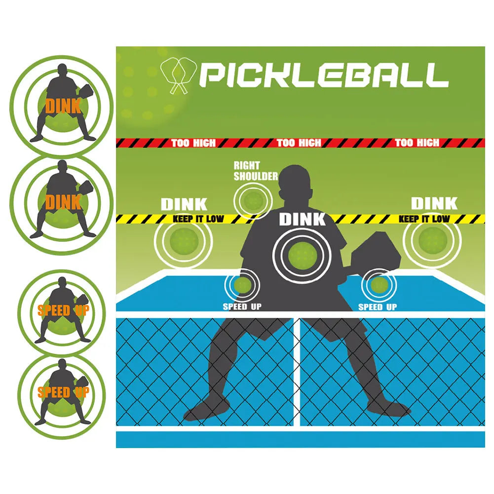 Pickleball Practice Board Pickleball Practice Pads Pickleball Training Dink Pad for Outdoor & Indoor Court Use