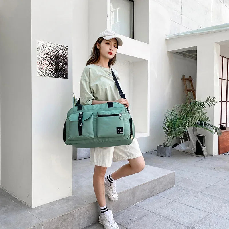 Large Crossbody Duffle Fashion Women's Travel Bag - Casual Sport Shoulder Handbag for Men Quality Luggage Bag