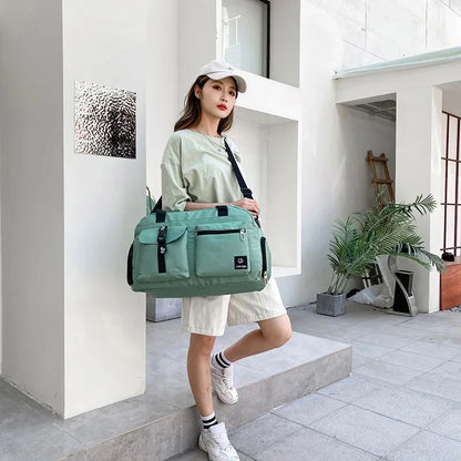 Large Crossbody Duffle Fashion Women's Travel Bag - Casual Sport Shoulder Handbag for Men Quality Luggage Bag