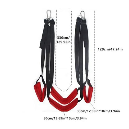 Alternative Couples Sex Set - Flirting and Adult Pleasure Sex Swing with 4/5 cushion