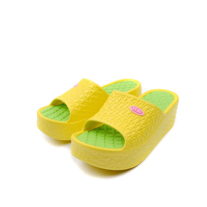 Summer Woman Slippers Thick Bottom Platform Open Toe Females Shoes Solid Non Slip Ladies Sandals Wear-resistant Slides 2022 New