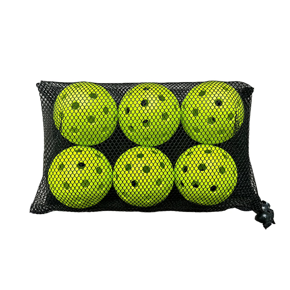 6/12 PCS Indoor Pickleball Balls 40 Holes Colorful and Durable Pickleballs 74mm Training Ball Practice Competition Pickleball