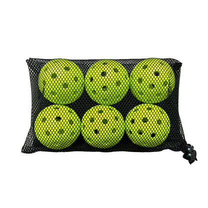 6/12 PCS Indoor Pickleball Balls 40 Holes Colorful and Durable Pickleballs 74mm Training Ball Practice Competition Pickleball