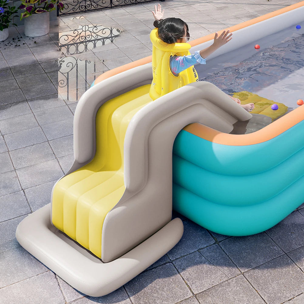 Inflatable Climbing Water Slide Inflatable Water Slide Compact Inflatable Climbing Wall Water Slide Park Outdoor  Fun for Kids