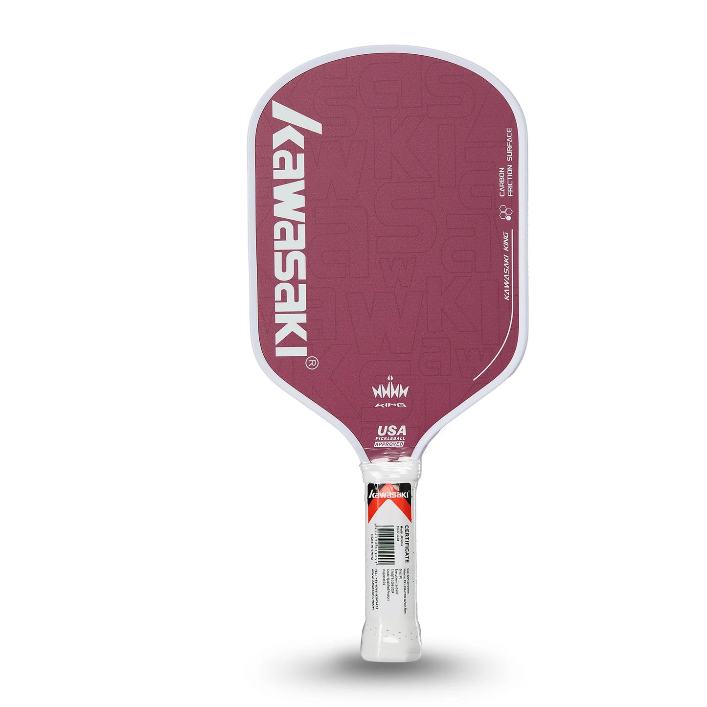 Kawasaki KING 6 USAPA Approved Wide Body Large Sweet Spot pickleball paddle With Cover