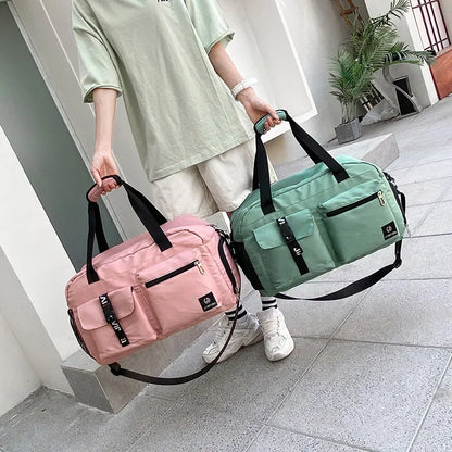 Large Crossbody Duffle Fashion Women's Travel Bag - Casual Sport Shoulder Handbag for Men Quality Luggage Bag