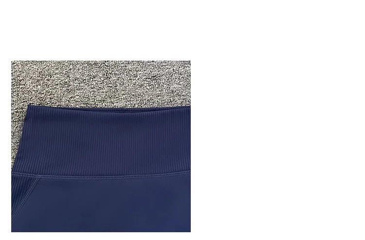 High-Waist Yoga Pants Women's Fitness Running Shorts Breathable Quick-Dry Elastic Spring Summer Training Three minutes of pants